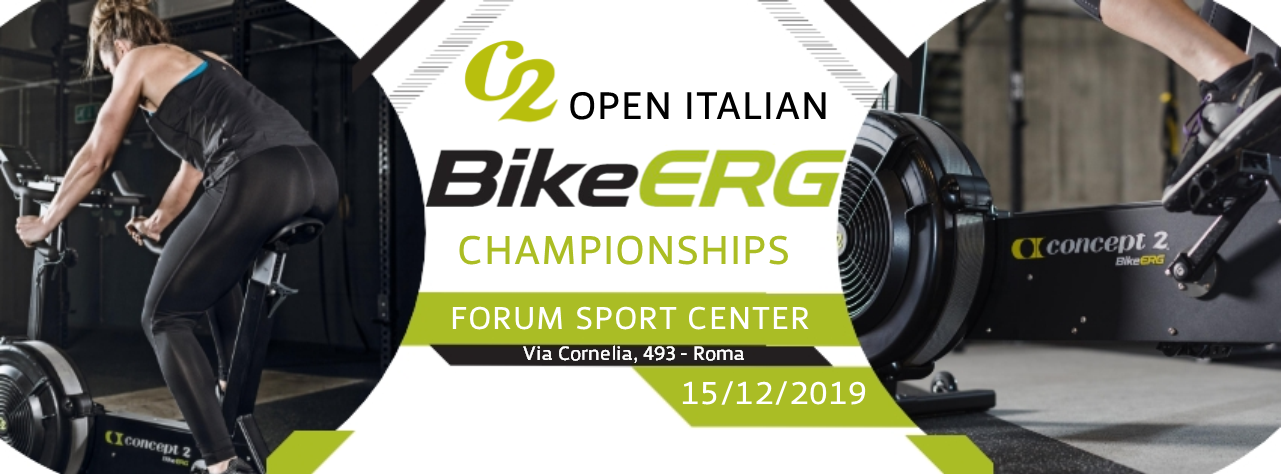 Locandina c2 open italian bikeerg championships