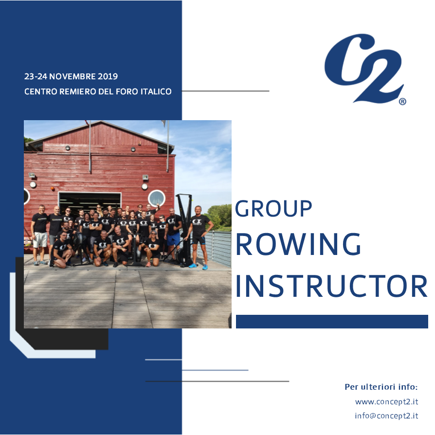 Locandina corso group rowing instructor novembre